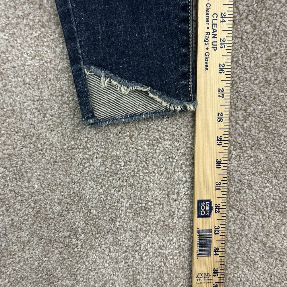 Judy Blue Jeans Skinny Fit Women's Size 0/24 Stretchy Raw Hem - Picture 9 of 10